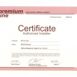 Сертификат Prem. Line